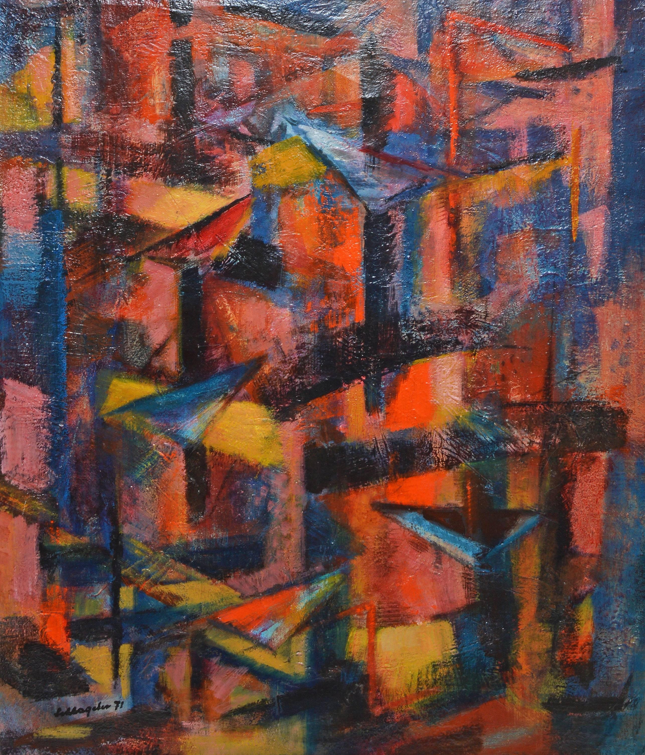 Abstract Expressionist Composition by Karl Schlageter 2