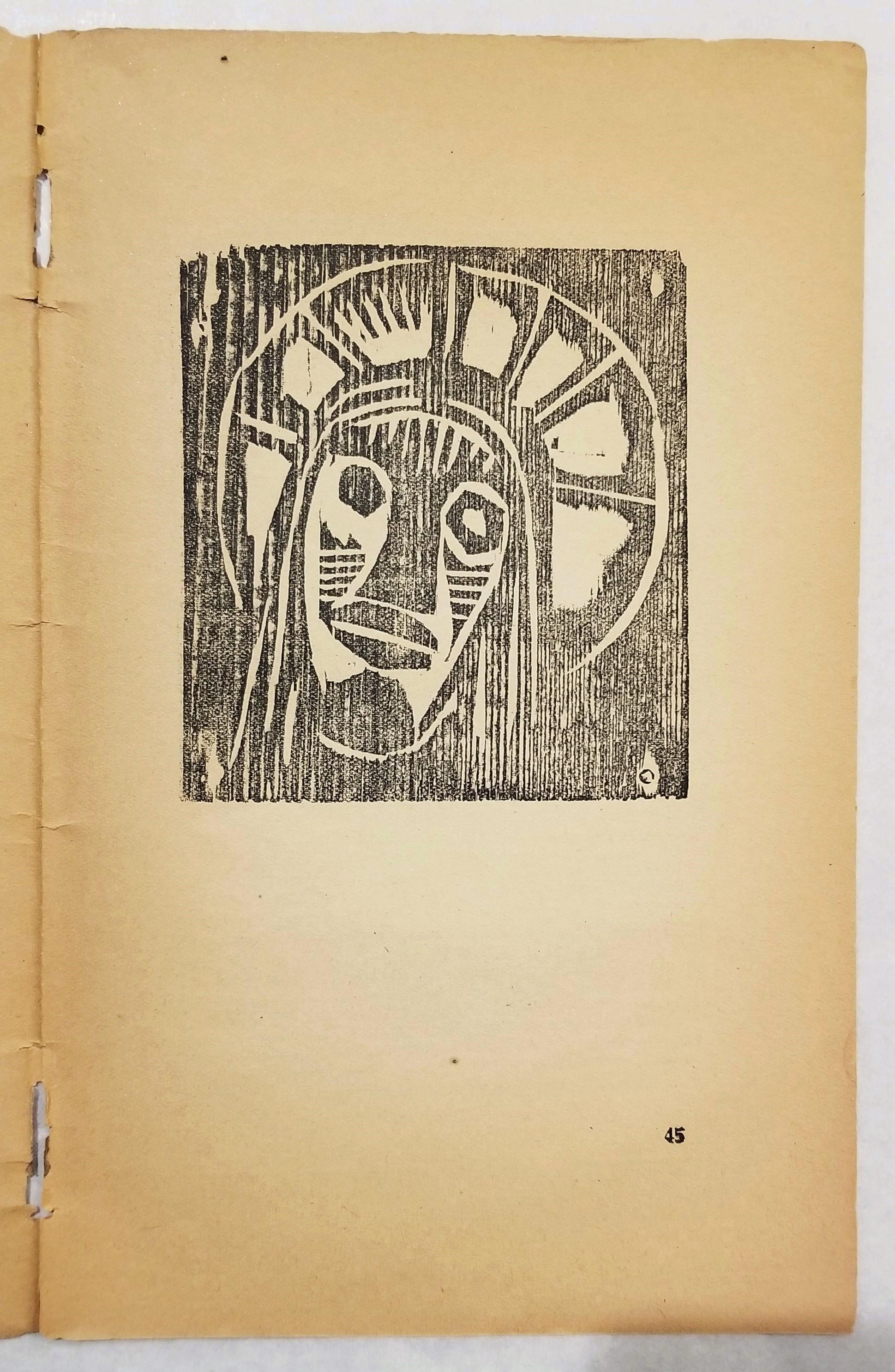 Christuskopf (Christ Head) /// German Expressionism Karl Schmidt-Rottluff  For Sale 2