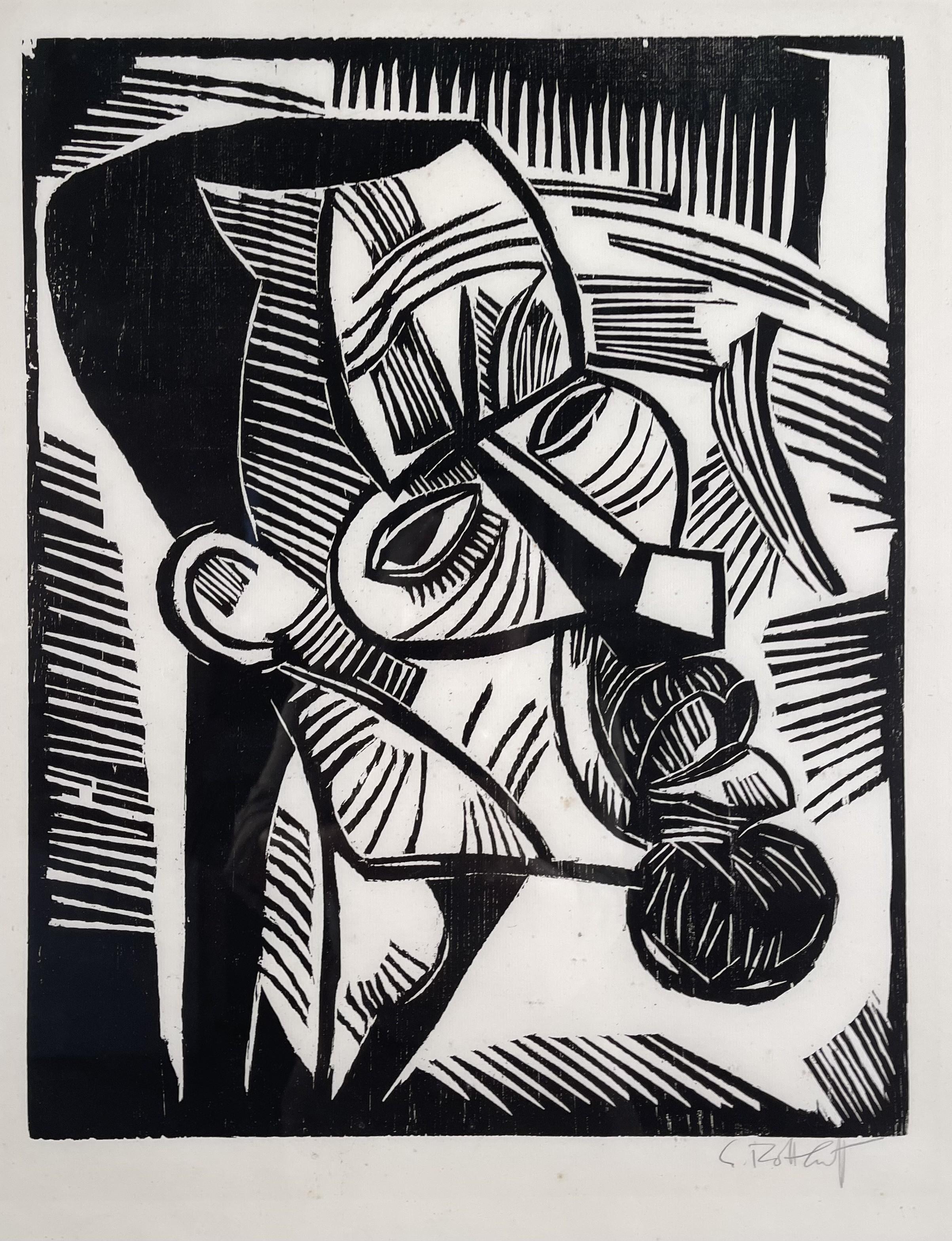 Portrait Print Karl Schmidt-Rottluff - JUNGER