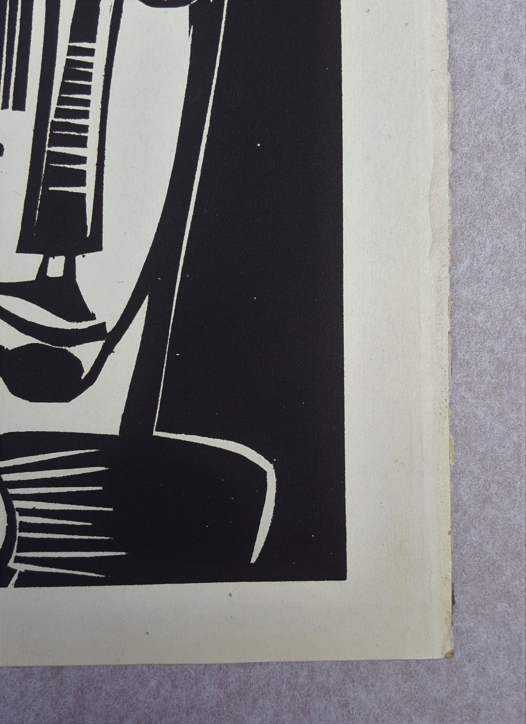Kleine Prophetin (Little Prophetess) - Expressionist Print by Karl Schmidt-Rottluff