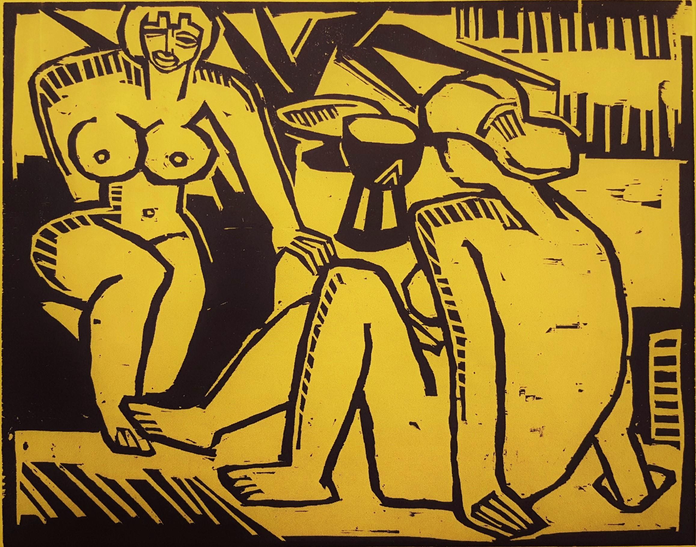 Kunsthandel Wolfgang Werner KG (Nudes) /// German Expressionism Schmidt-Rottluff For Sale 4