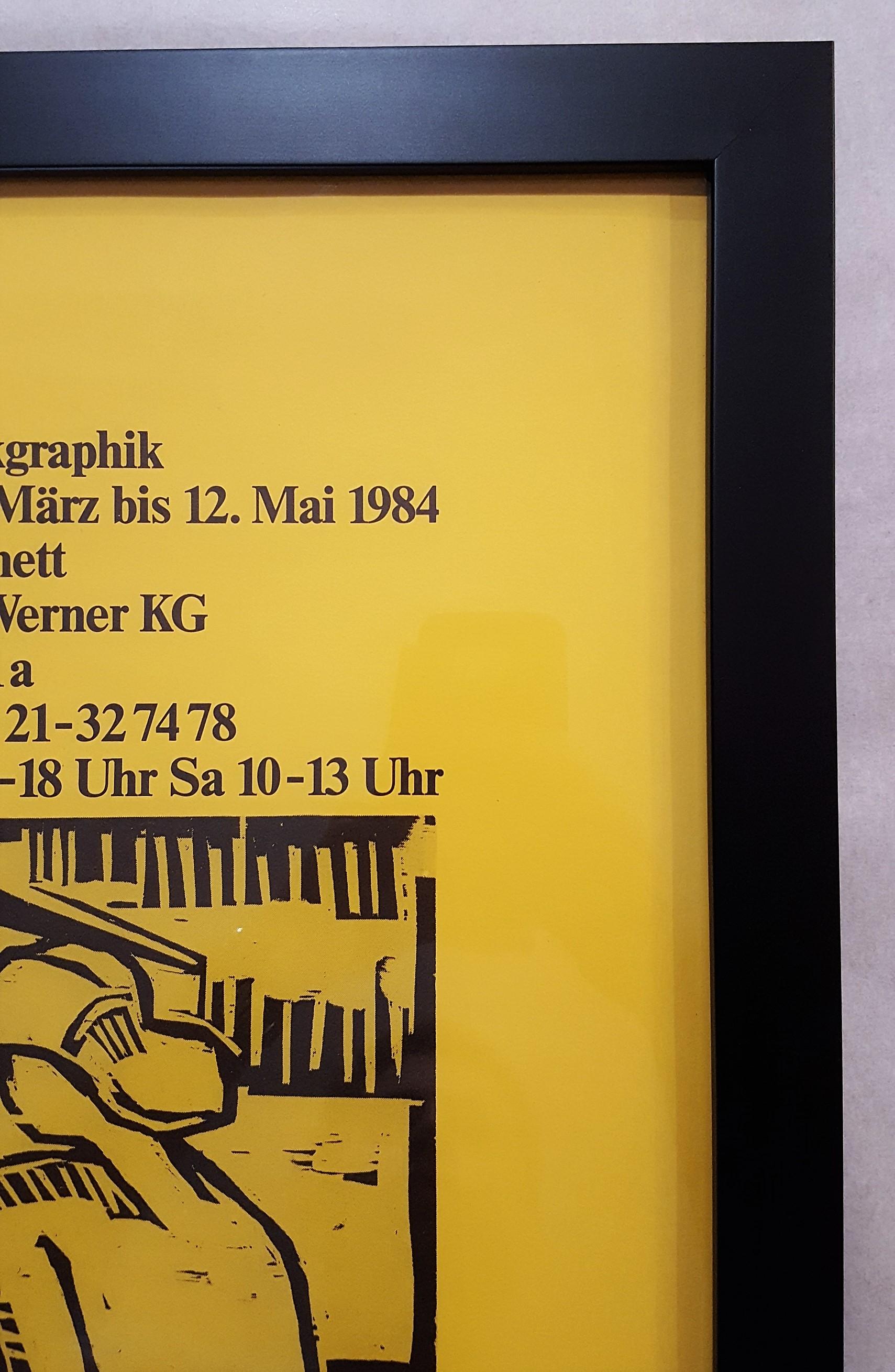 Kunsthandel Wolfgang Werner KG (Nudes) - Yellow Nude Print by (After) Karl Schmidt-Rottluff