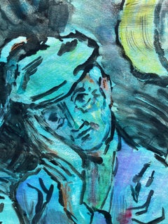 SELF PORTRAIT IN A GERMAN MANNER – Große Monotypie