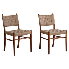 Karl Schrøder, A Pair of Dining Chairs for Fritz Hansen, "Model 1572", 1930s