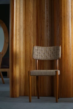 Karl Schrøder, Set of 4 Dining Chairs for Fritz Hansen, "Model 1462", 1930s