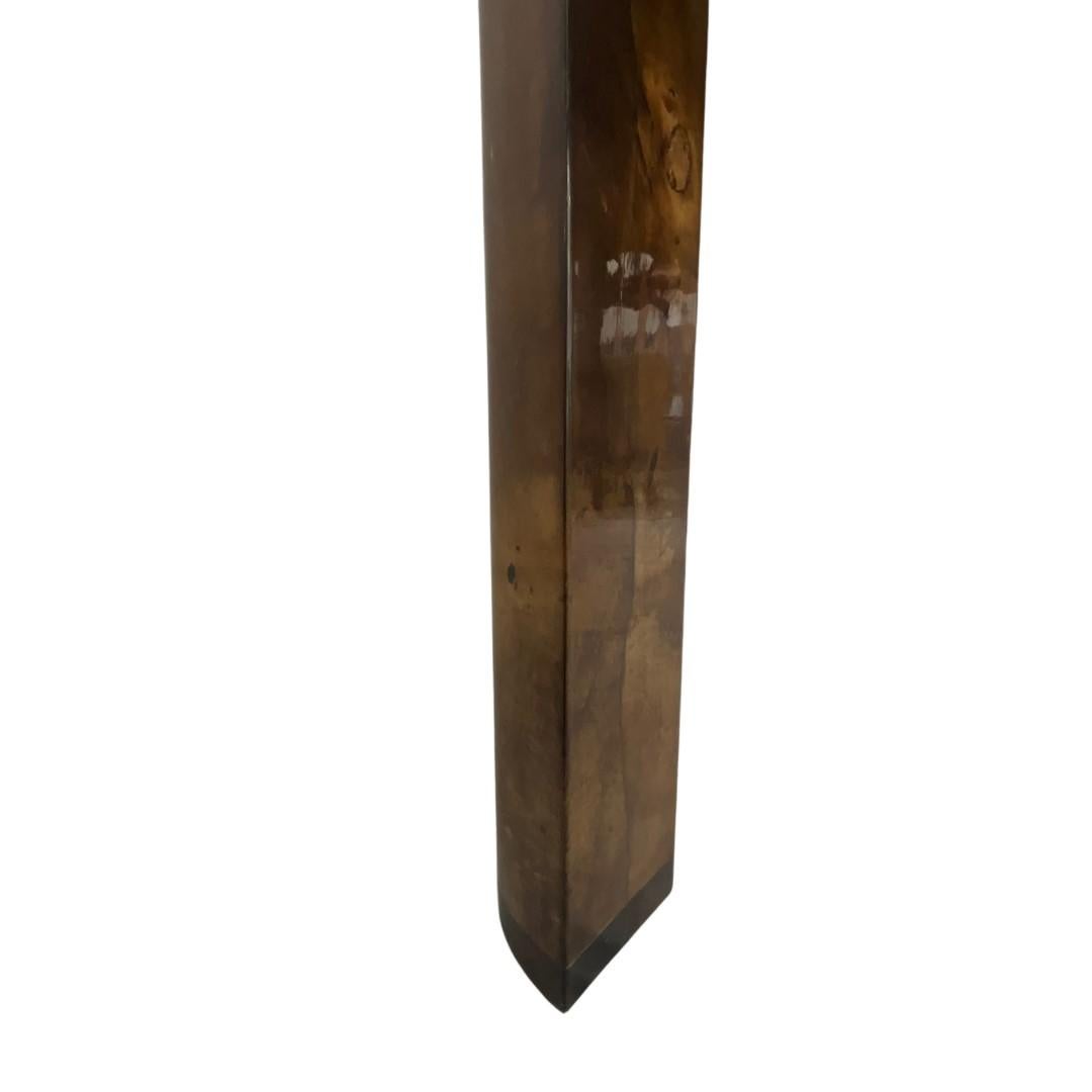 Karl Springer 1976 Lacquered Goatskin Desk 3