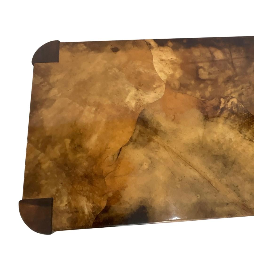 Late 20th Century Karl Springer 1976 Lacquered Goatskin Desk