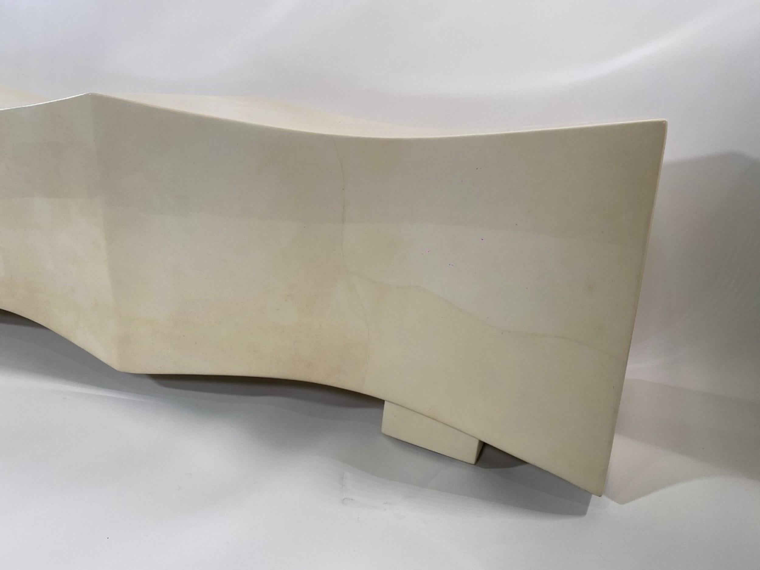 Veneer Karl Springer American Freeform Beige Parchment 