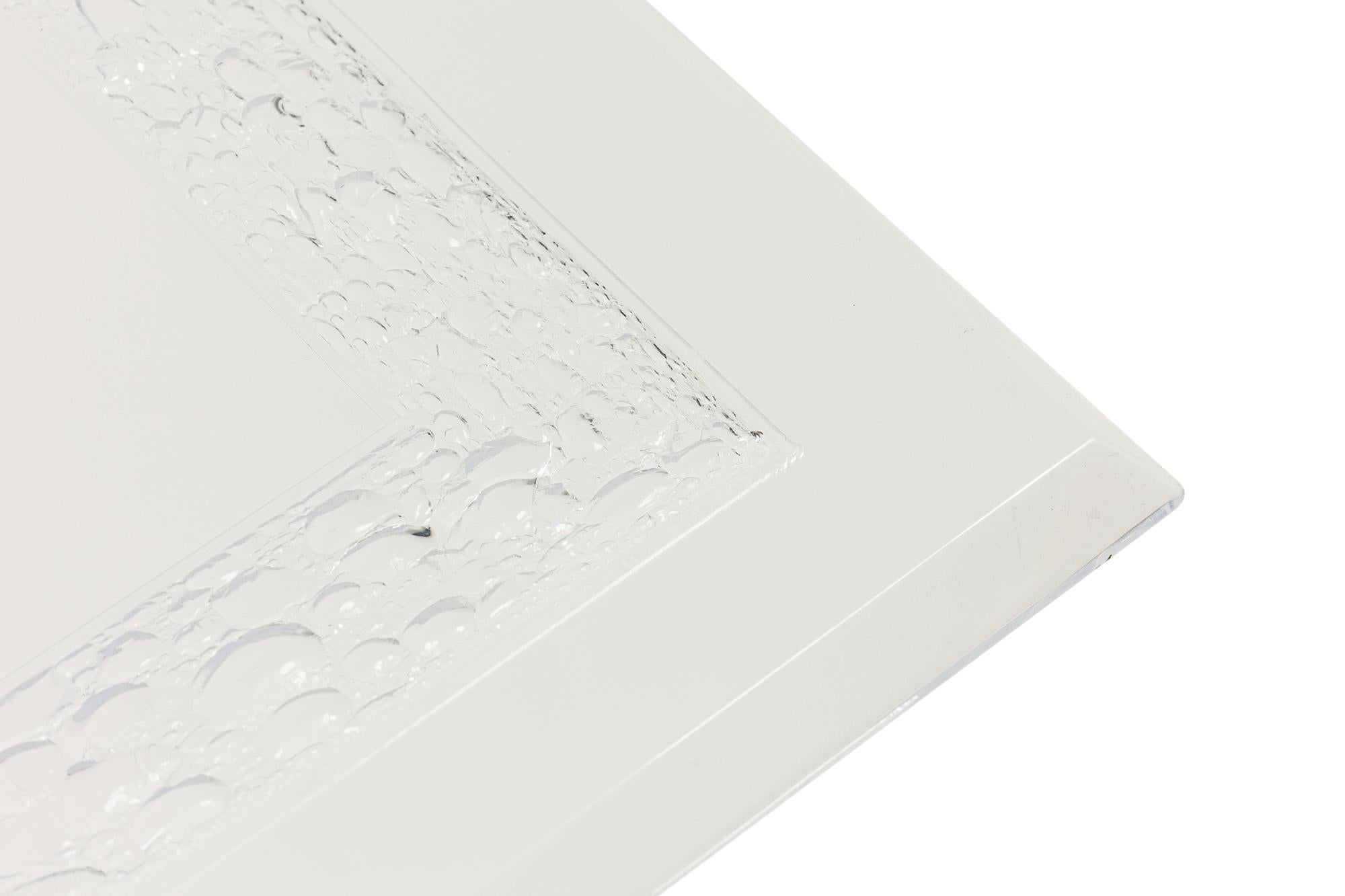 Karl Springer Amerikanische Mid-Century- FLoor-Lampe aus Lucite mit Tisch im Angebot 2