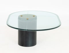Karl Springer Attr. Glass Coffee Table
