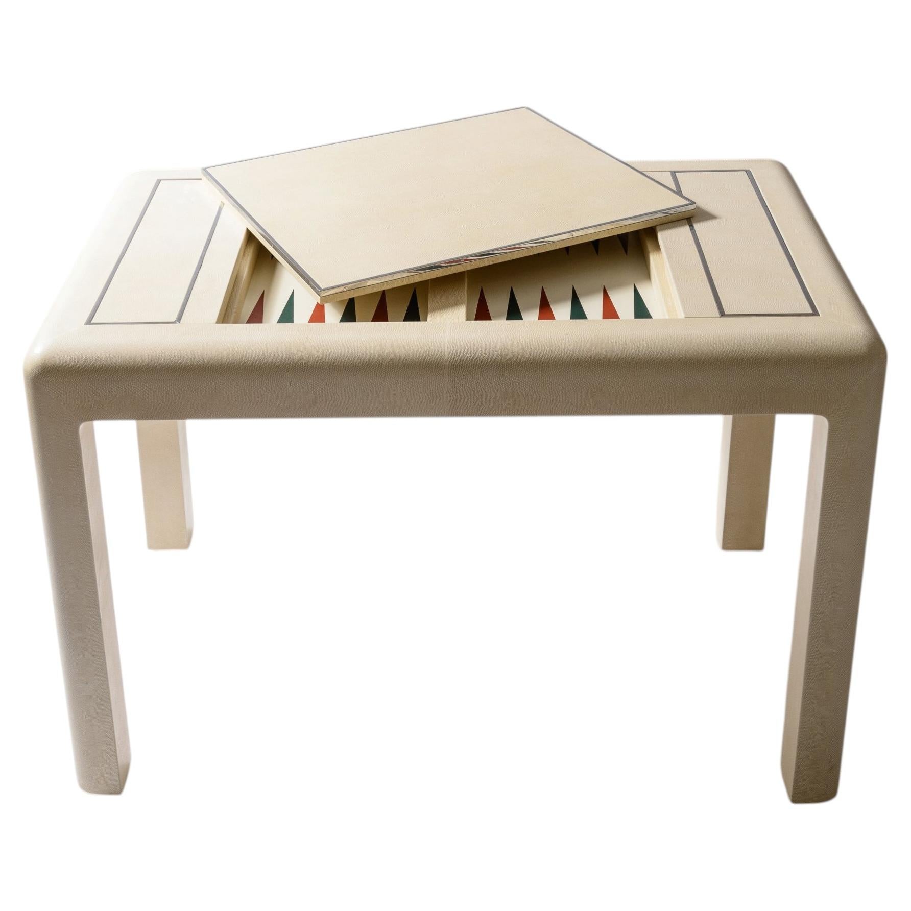Karl Springer Backgammon Table