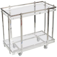 Karl Springer Bar Cart