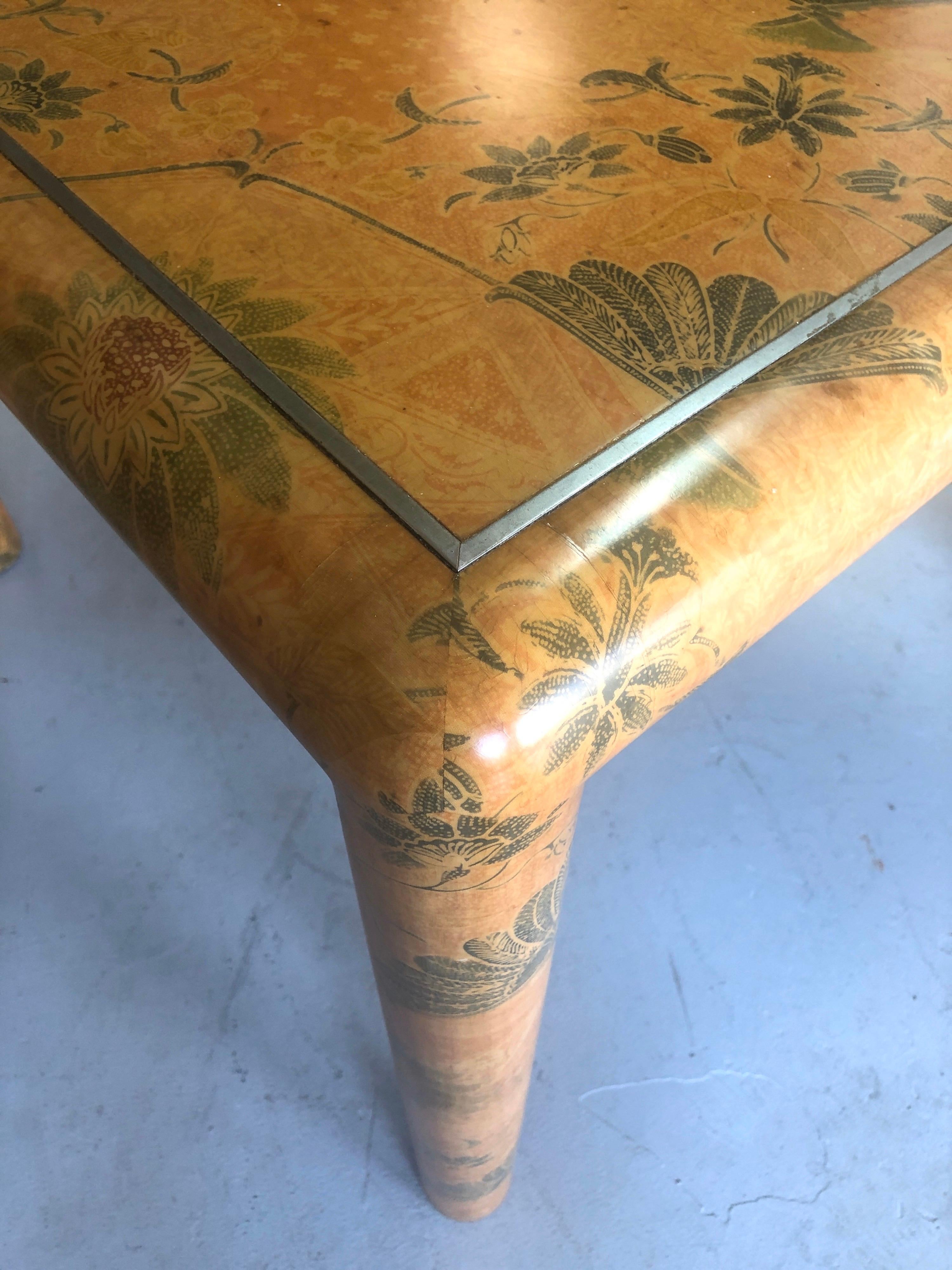 Fabric Karl Springer Batik Game Table