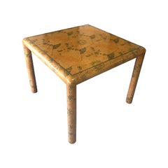 Karl Springer Batik Game Table