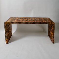 Table console cascade Karl Springer Batik