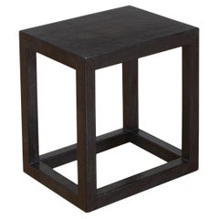 Karl Springer Black Lizard Parsons Cube Table