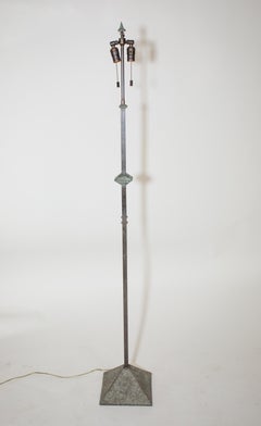 Karl Springer Bronze Floor Lamp