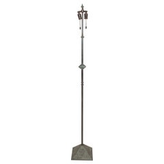Lampadaire en bronze Karl Springer