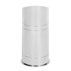 Karl Springer "Bullet Up Light" in Polished Chrome 1970s