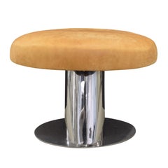 Karl Springer Cantilevered "Mushroom Bench" 1980s 'signed'