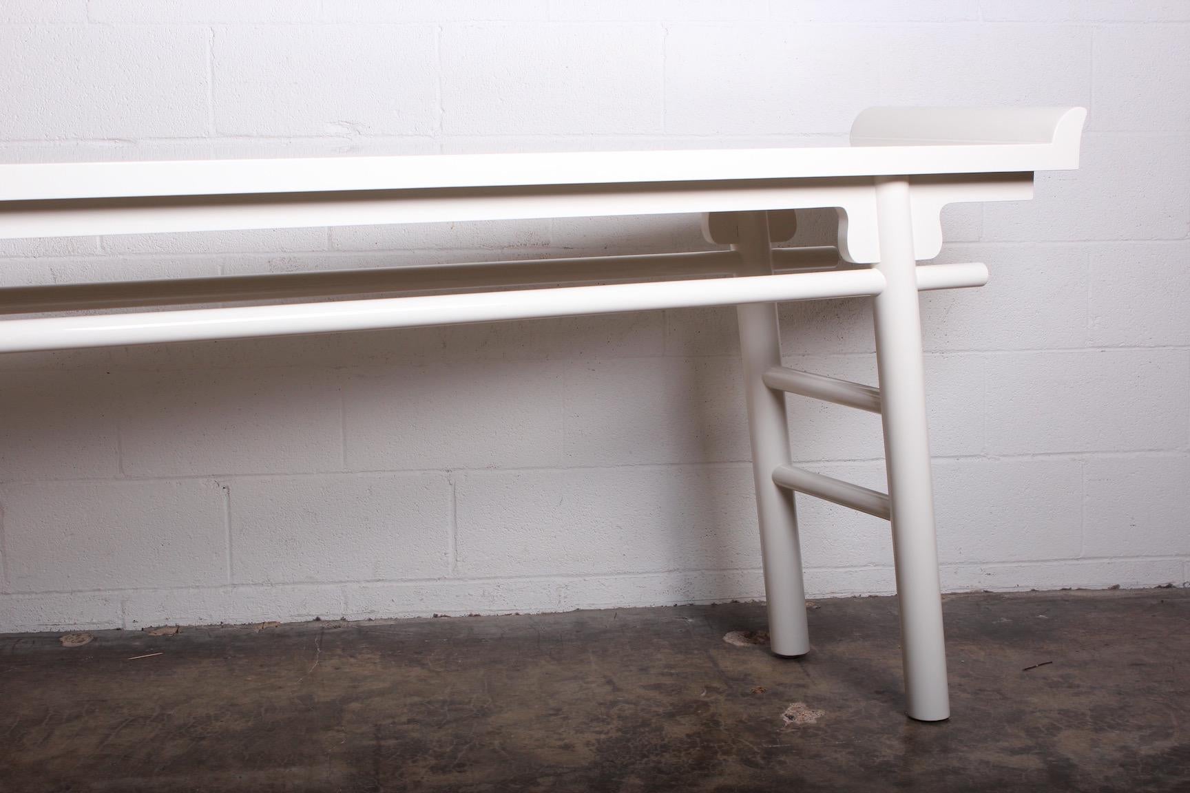 Karl Springer Console Table In Excellent Condition In Dallas, TX