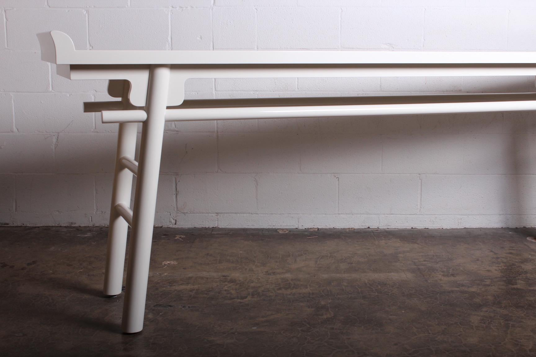 Late 20th Century Karl Springer Console Table