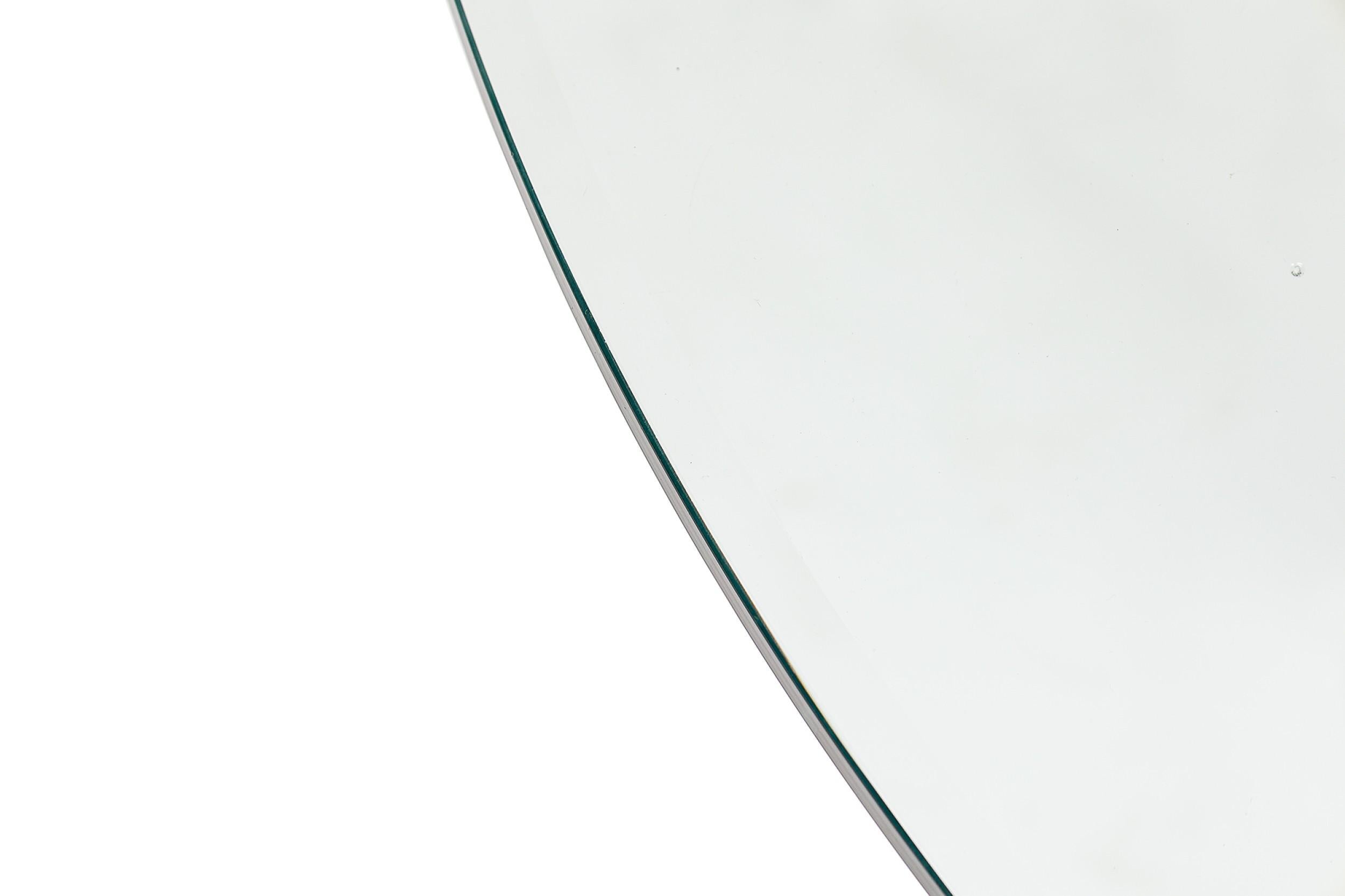 Glass Karl Springer Contemporary American Lucite Dining Table Base For Sale