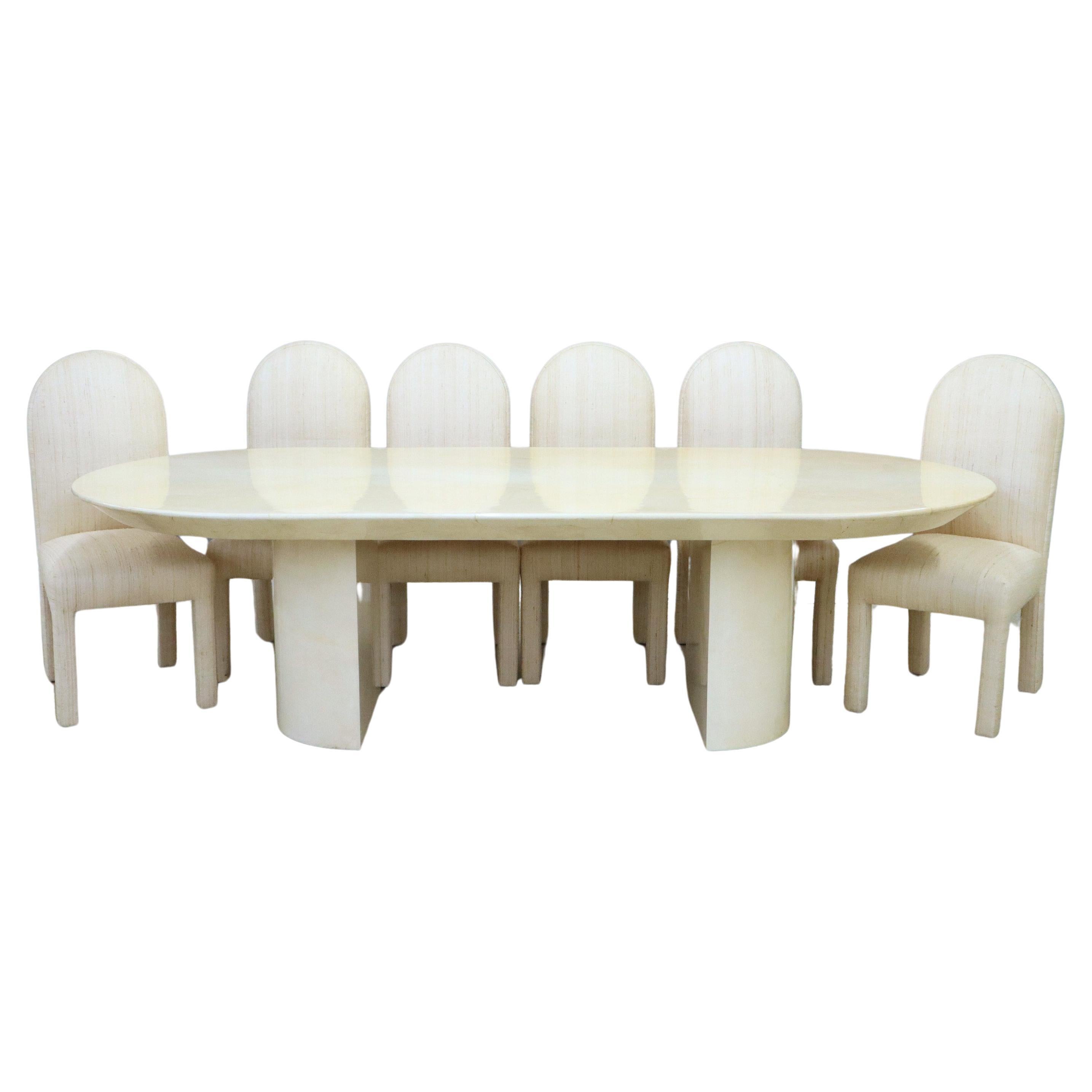 Mesa de comedor Karl Springer sólo sin sillas en venta