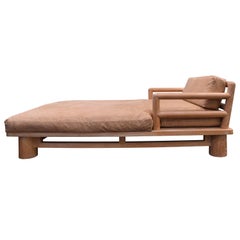 Karl Springer "Dowelwood Chaise", 1980's