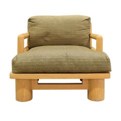 Karl Springer Dowelwood Lounge Chair, 1980s