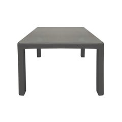 Karl Springer Exceptional Game Table in Embossed Lizard 1986 'Signed and Dated'