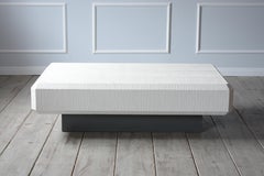Karl Springer Floating Grass Cloth Coffee Table