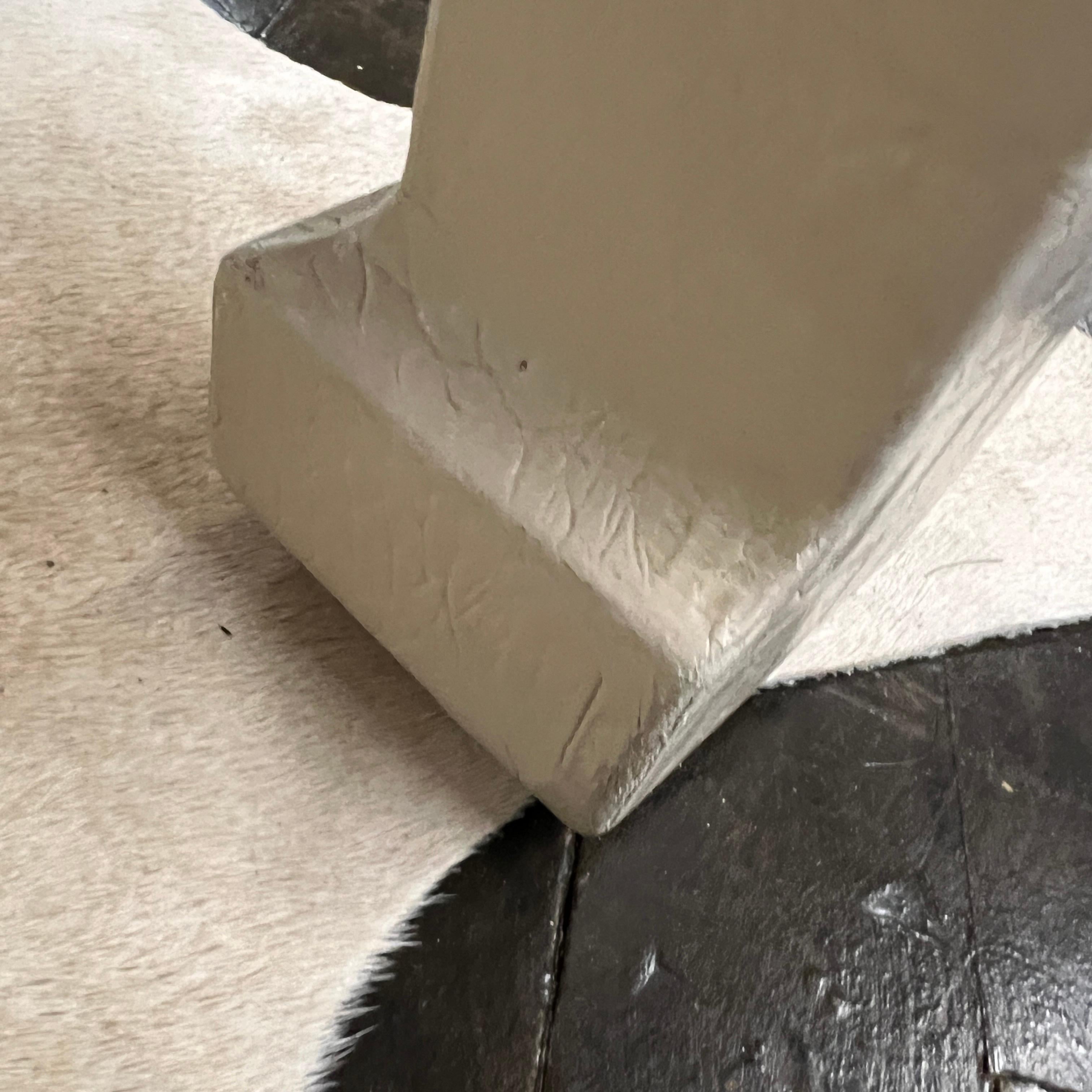 Karl Springer Game Table Wrapped in an Ivory Crocodile Embossed Leather 5