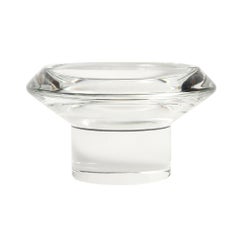 Karl Springer Glass Bowl, Seguso, Signed