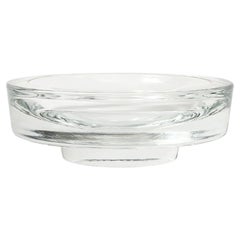 Karl Springer Glass Bowl, Seguso, Signed