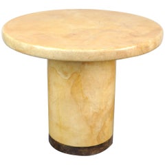 Karl Springer Goatskin Centre Table