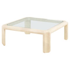 Karl Springer Goatskin Coffee Table, 1970