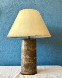 Karl Springer Goatskin Covered Lamp