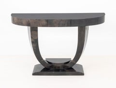 Karl Springer Goatskin Modern Lacquered Console Table