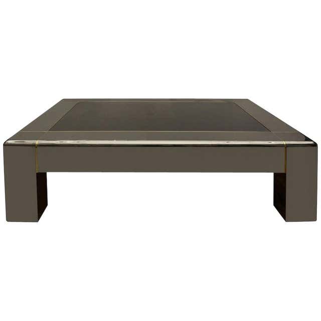Karl Springer Python Coffee Table For Sale at 1stDibs