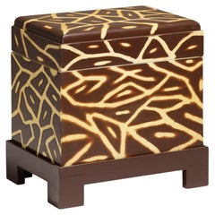 Caja / Mesa auxiliar Karl Springer Kyoto con tapa abatible