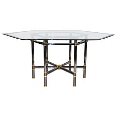 Karl Springer Jansen Style Dining Table, USA, 1980s