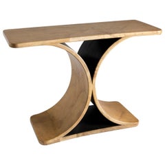 Karl Springer, "JMF" Console Table, Mexico, 1974