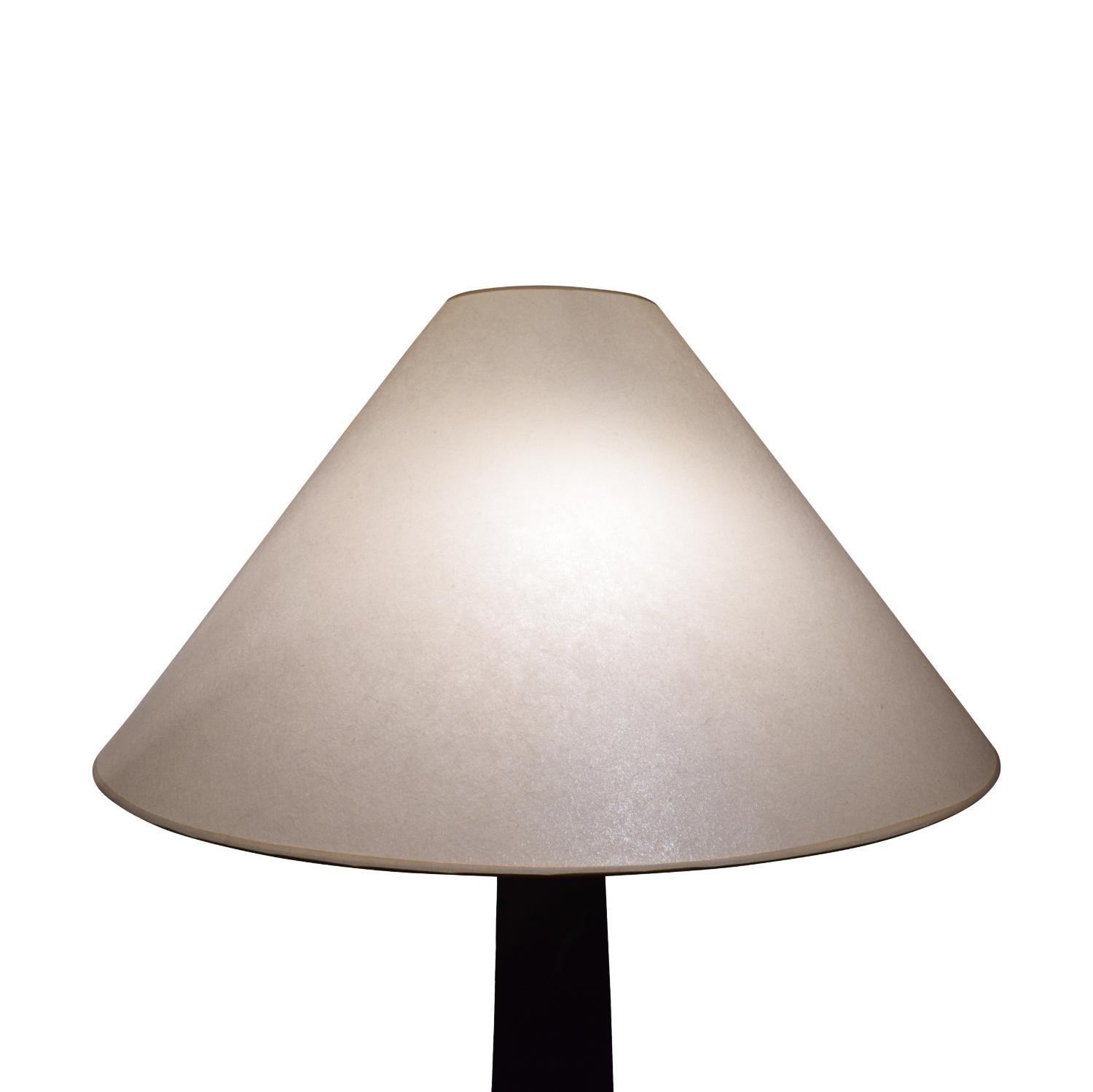 Moderne Lampadaire « J.M.F. Floor Lamp » de Karl Springer en glaçure bronze, 1970 en vente