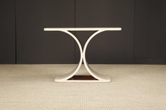 Karl Springer 'JMF' Lacquered Goatskin Console, Authenticated & Stamped 1974