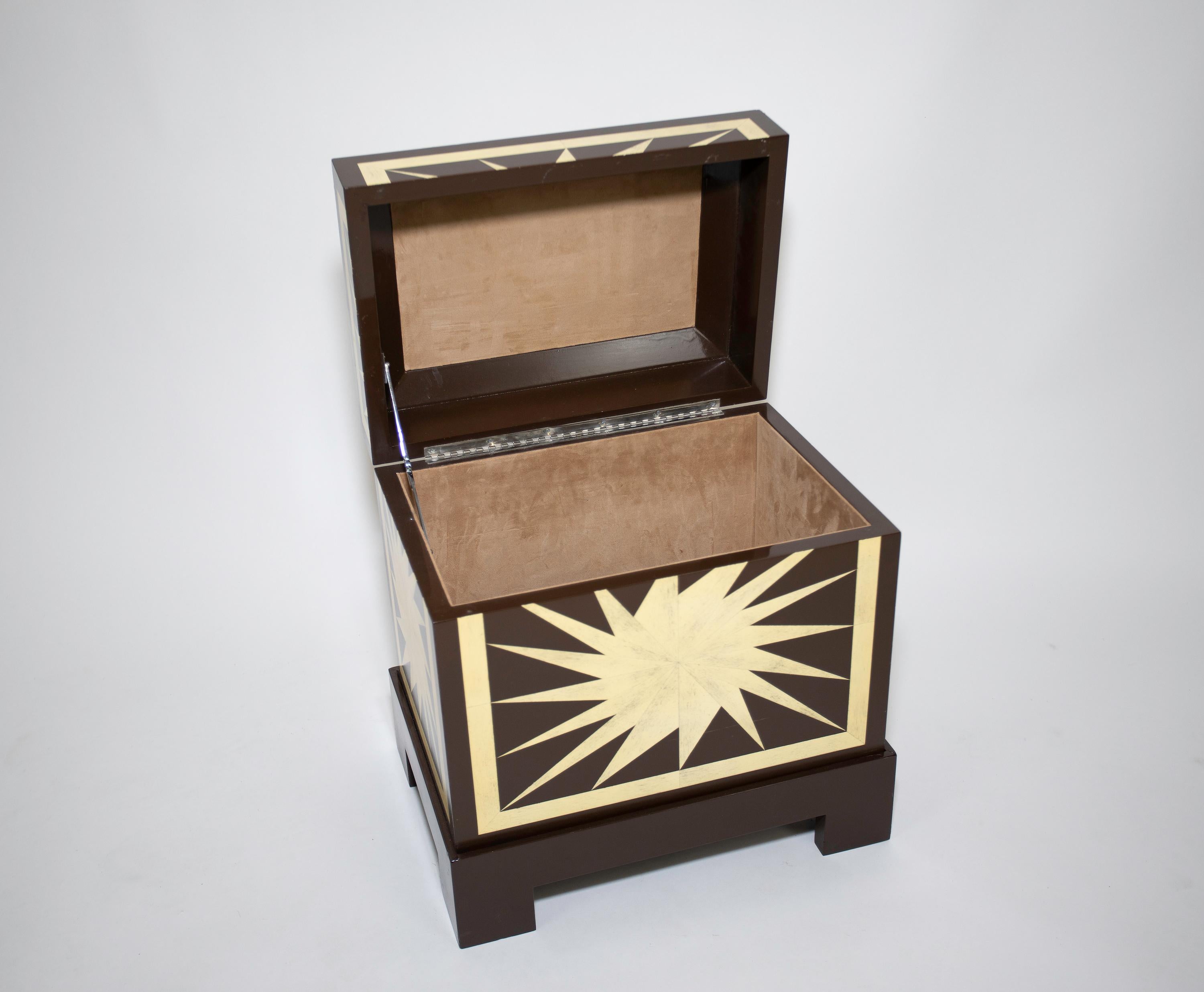 Américain Boîte / table Kyoto de Karl Springer en vente