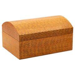 Karl Springer Lacquered Snakeskin Decorative Box