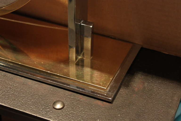 Karl Springer Large Size Table Top Vanity Mirror, 1970 In Good Condition In New York, NY