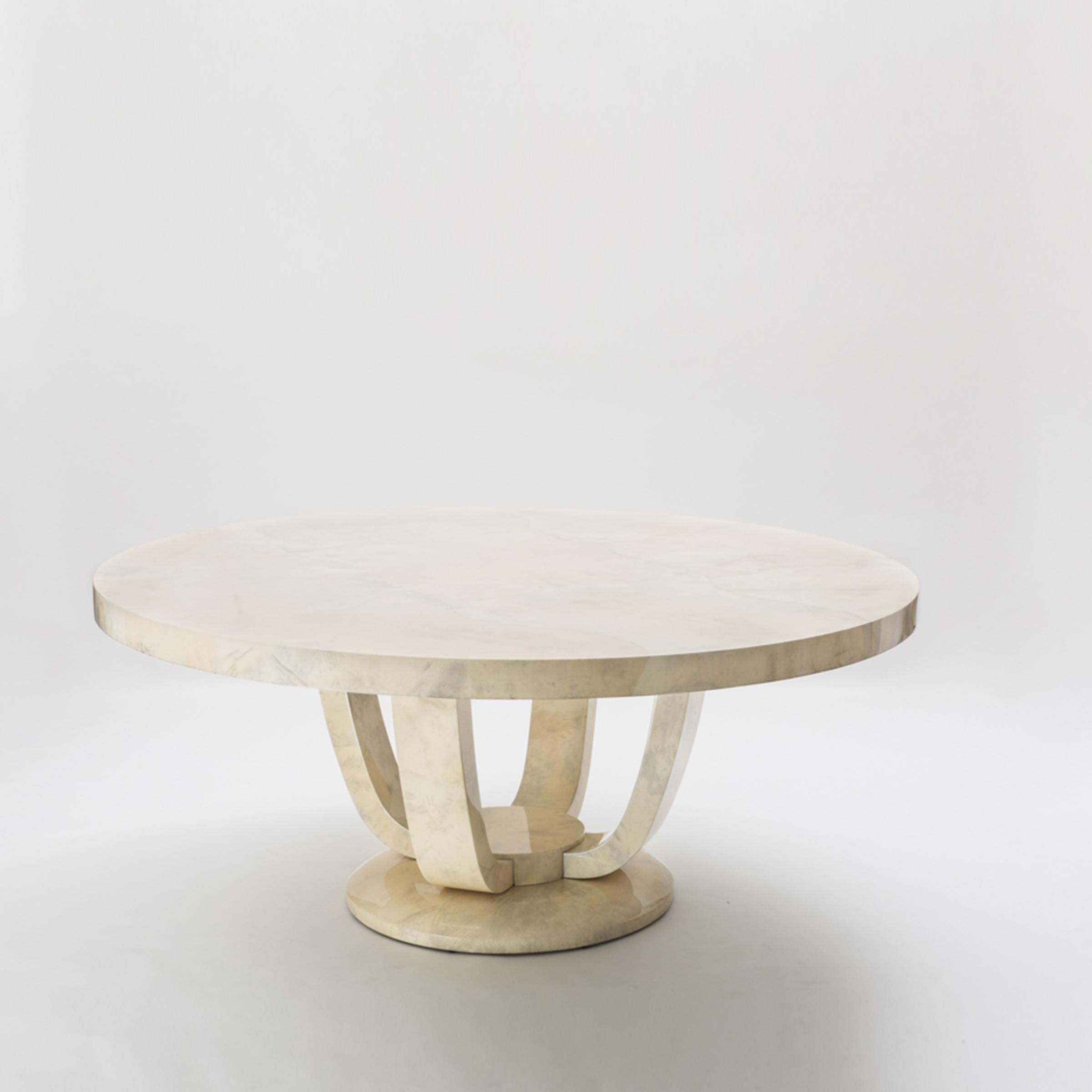 Karl Springer LTD, Monumental Goatskin Dining Table, USA, 2018 For Sale