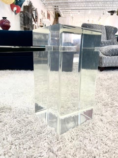 Karl Springer Lucite Coffee Table